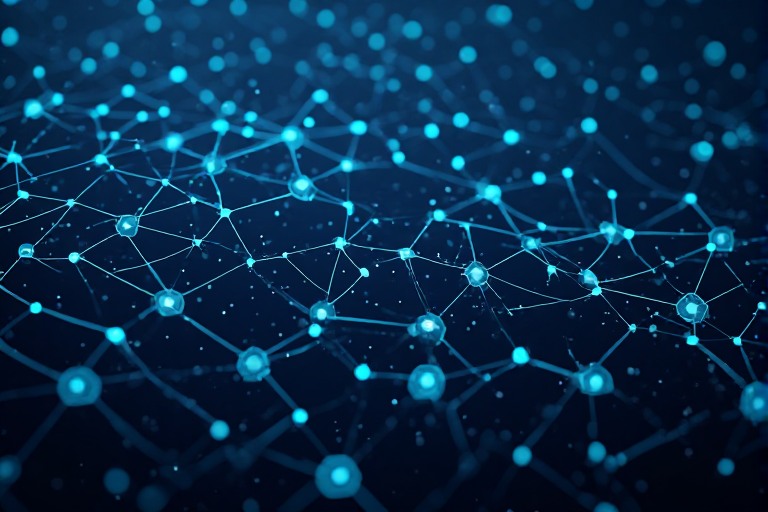 Abstract network graphic